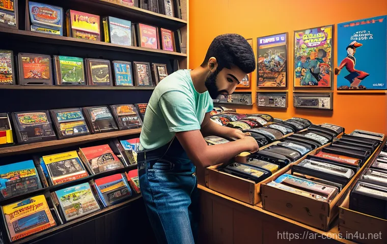 레트로 게임 박람회 준비 가이드 - **Prompt:** A bustling, vibrant retro gaming fair inside a large convention hall in a Middle Eastern...